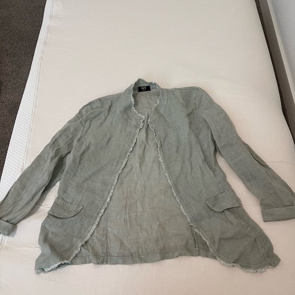 Boho two piece set. Size S. Light green sage. - Picture 7 of 12